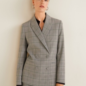 Check Structured blazer
