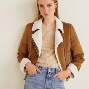 Faux shearling jacket